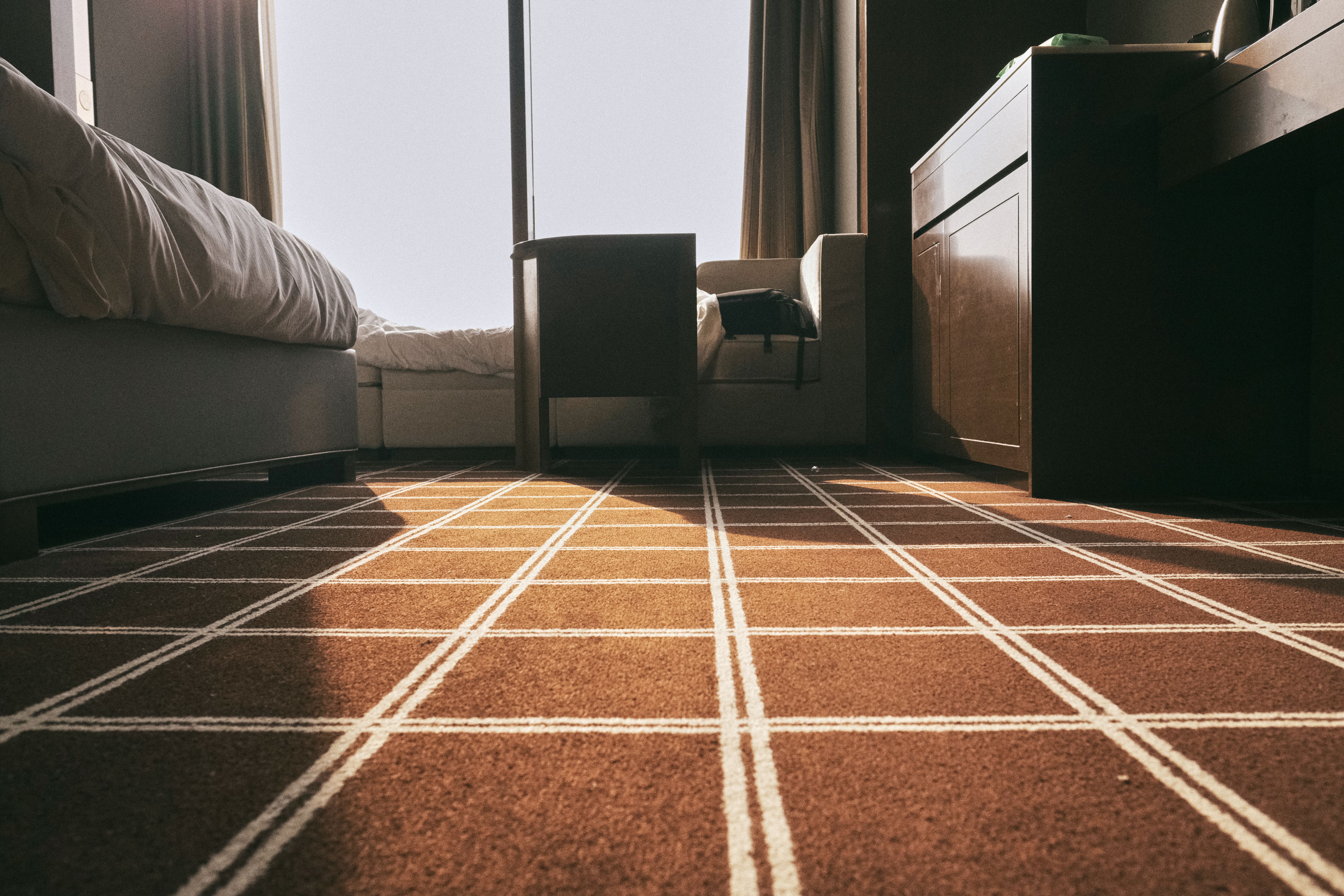 Tile installation example